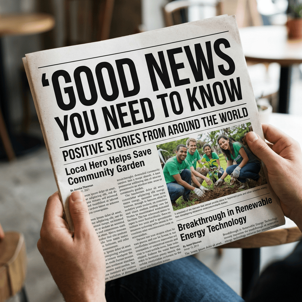 The Good News You Need to Hear&nbsp;Today